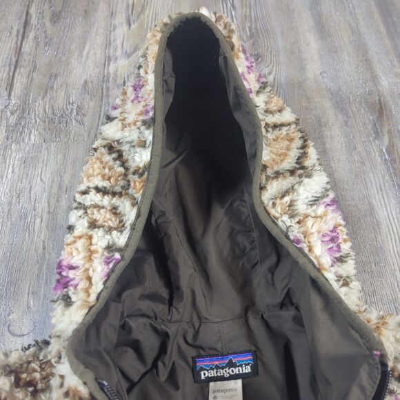 Patagonia Retro-X Women's Small Deep Pile Hoody Fleece Jacket Small Full Zip - Picture 8 of 14